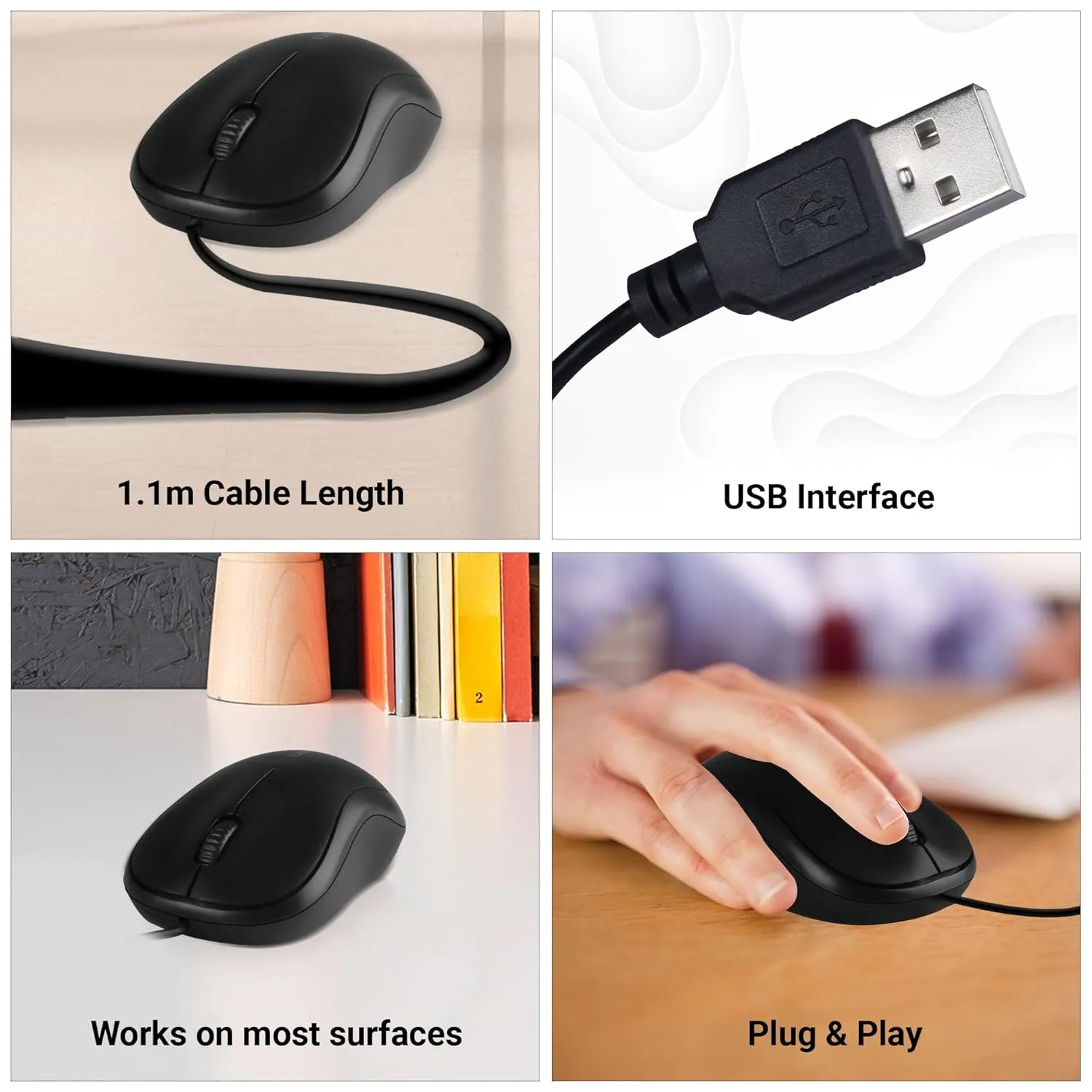 Zebronics USB Mouse Comfort view 5